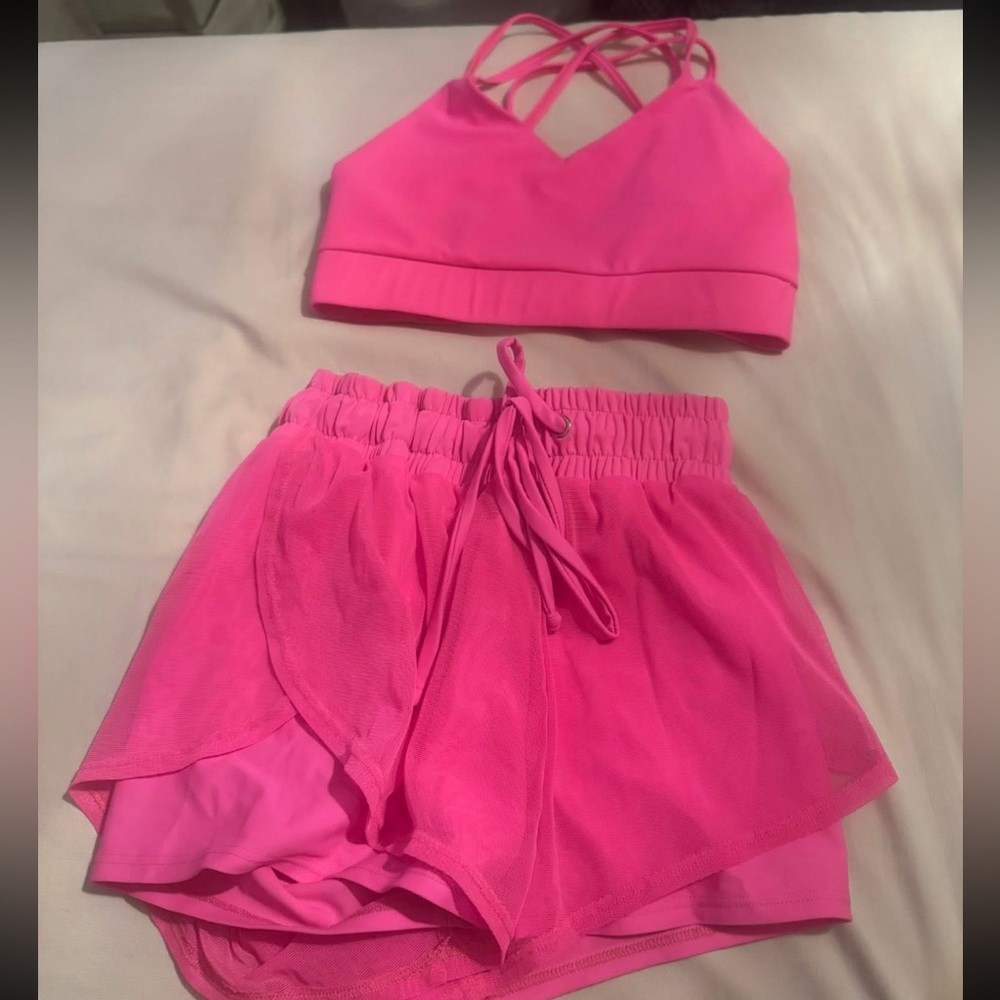 Pink Women's Activewear Set